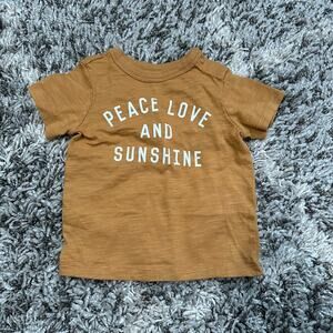 Little Co. Lauren Conrad Baby T Shirt 9 Months 6-9 6-12 Peace Love Boys Girls